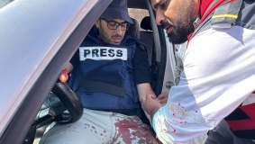 إصابة صحفيين اثنين برصاص الاحتلال في جنين 