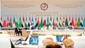 إعلان الدوحة يؤكد ضرورة وقف إطلاق النار بغزة