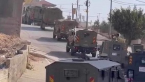 الاحتلال يعتقل 4 مواطنين ويستولي على 15 مركبة من عبوين شمال رام الله