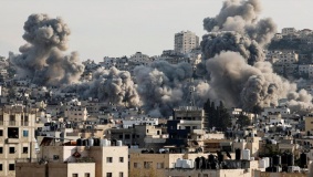 16 يوما من العدوان ... المخيم شبه فارغ ومعالمه تغيرت 