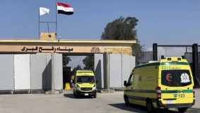 113 مصاباً غزياً نقلوا لمصر منذ بدء وقف إطلاق النار