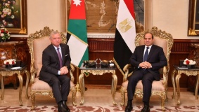 السيسي وملك الأردن يجددان رفض تهجير أهل غزة