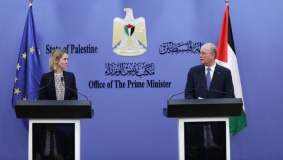 مصطفى خلال مؤتمر صحفي مع كالاس: يجب أن تحاسب إسرائيل على أفعالها