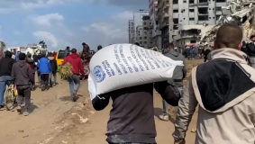 الأونروا تعلن نفاد إمداداتها من الطحين في قطاع غزة