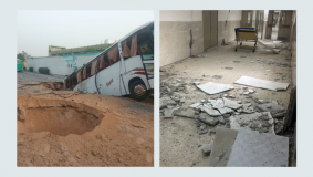شهداء وجرحى بغارات إسرائيلية على المستشفى الأوروبي ومحيطه