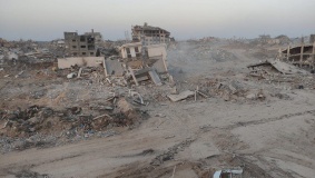 الاحتلال ينسف مستشفى نورة الكعبي لغسيل الكلى شمال قطاع غزة