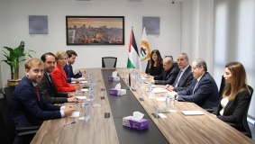 الشيخ يلتقي مع مستشارة الرئيس الفرنسي لشؤون الشرق الأوسط