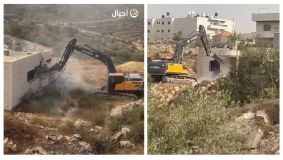 الاحتلال يهدم منزلاً في سلواد