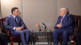 رئيس وزراء إسبانيا يؤكد للرئيس عباس التزام اسبانيا بحل الدولتين