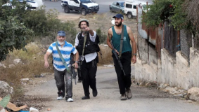 مستوطنون يقتحمون أطراف بلدة سنجل وقرية أم صفا