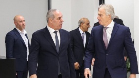 الشيخ يناقش مع بلير آخر التطورات بعد قرار مجلس الأمن الدولي