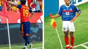 يامال يكشف سبب تقليد هنري