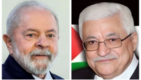 الرئيس يهنئ لولا دا سيلفا ويشيد بدعم البرازيل لفلسطين