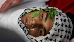 تشييع جثمان الشهيد الحلبي في رام الله