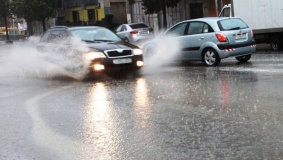أمطار غزيرة على أريحا