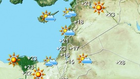 حالة الطقس اليوم وغداً