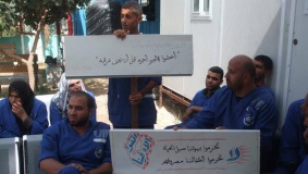 حلول لأزمة شركات النظافة بمشافي غزة