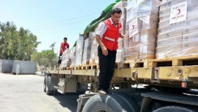 الهلال الأحمر التركي: سنواصل دعمنا لاخواننا في غزة