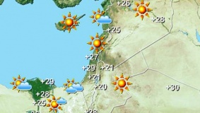 حالة الطقس اليوم وغداً