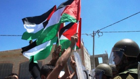 قمع مسيرة ضد الاستيطان شرق يطا