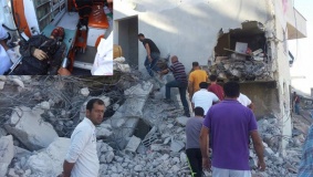 جماهير قبلان تشيع جثمان الشهيد الأقرع