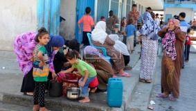 الاونروا: 100 ألف نازح في القطاع