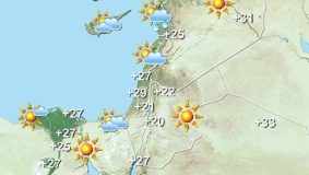 أجواء غائمة ولا تغير على الحرارة