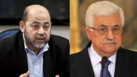 الرئيس يلتقي بأبو مرزوق لبحث التهدئة بغزة