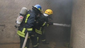 نفوق 4500 صوص لاحم بحريق مزرعة جنوب جنين