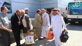 الدفعة الأخيرة من الحجاج تعود غداً للقطاع