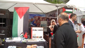 "فلسطين في تركيا" خيمة فلسطينية ضمن فعالية دولية