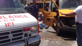 4 إصابات بحادث على شارع القدس