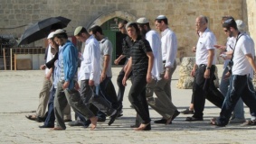 مستوطنون يعتدون على طفلين في ساحة البراق