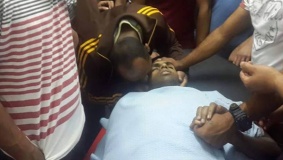 تشييع الشهيد بني غرة في مخيم جنين