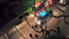 مجهولون يحرقون سيارة وصفي قبها بجنين