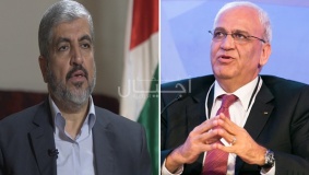مشعل يلتقي عريقات في الدوحة
