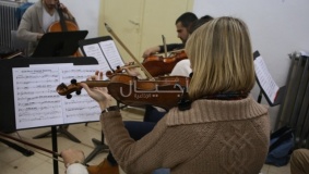 بالصور: جولة عروض الأوركسترا الفلسطينية وأوركسترا المعهد