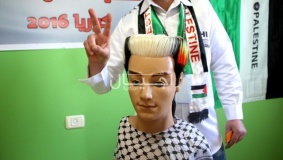 لقاء المنتخب الفلسطيني للتجميل المشارك في كأس العالم