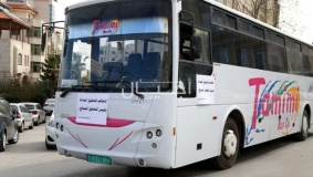 اعتصام لسائقين الباصات احتجاجا على قرارقضائي بترخيص شركة نقل