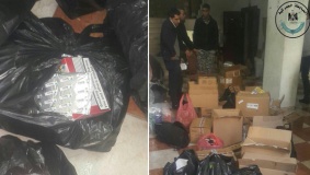 الخليل: ضبط طن معسل وتنباك منتهي الصلاحية