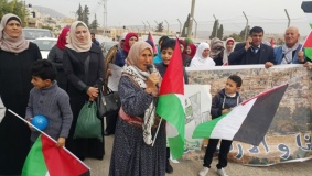 وقفة منددة بقرار ترامب بشأن القدس في طوباس
