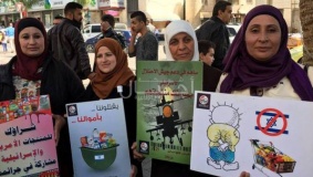 نابلس: وقفة تضامنية مع الاسيرات والمطالبة بحقوق المرأة
