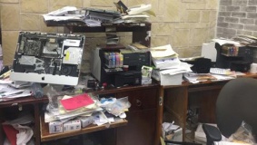 جيش الاحتلال يدمر أقدم مطبعة في طولكرم