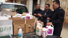 ضبط 220 لتر مبيدات زراعية ممنوعة في أريحا