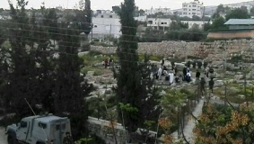 الخليل: مستوطنون يؤدون طقوساً تلمودية في قصر المورق
