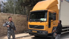 ضبط شاحنة العاب أطفال انتاج المستوطنات في بيت لحم
