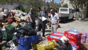 اتلاف 24 طنا من المواد الفاسدة والمنتهية الصلاحية بجنين