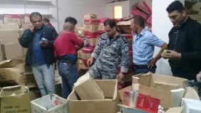 اكتشاف مستودع منظفات منتهية الصلاحية في بيت لحم