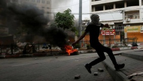 إصابات بالاختناق بمواجهات في الخليل