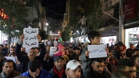 مسيرة وسط رام الله نصرة للأسرى